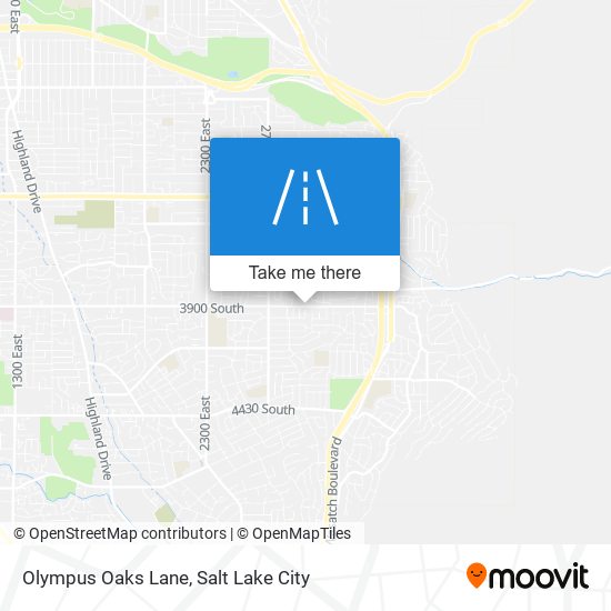 Olympus Oaks Lane map