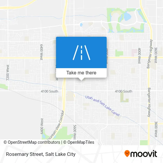 Rosemary Street map