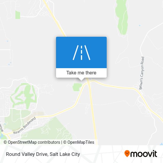 Round Valley Drive map