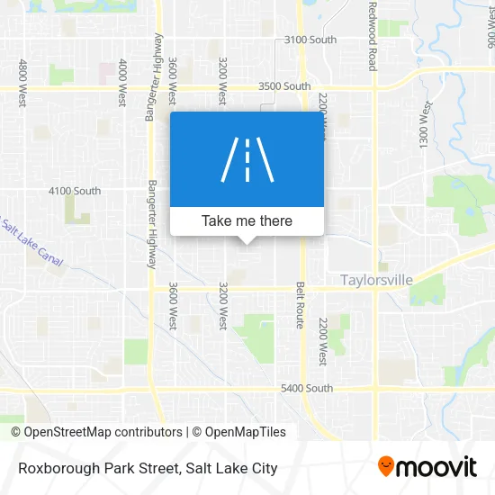Roxborough Park Street map