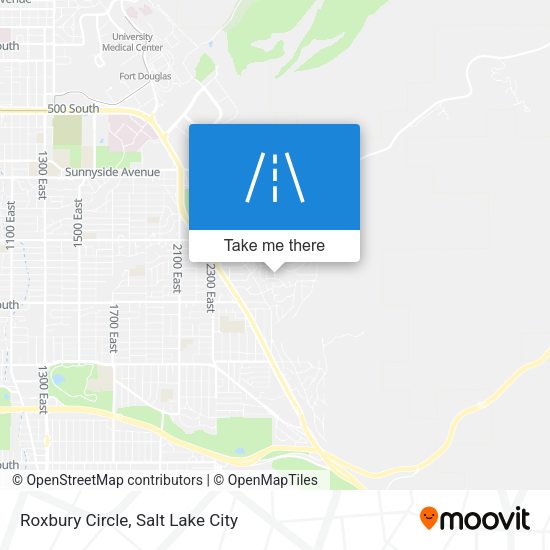 Roxbury Circle map