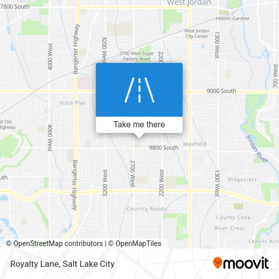 Royalty Lane map