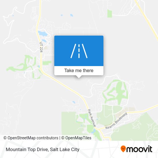 Mapa de Mountain Top Drive