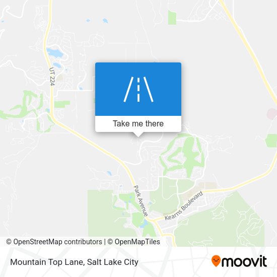 Mountain Top Lane map