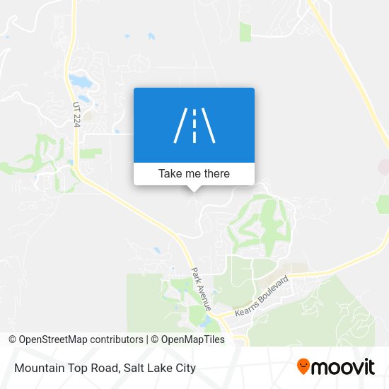 Mountain Top Road map