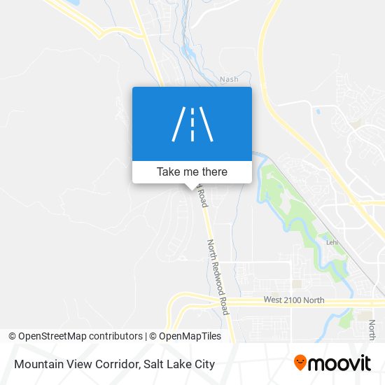 Mountain View Corridor map