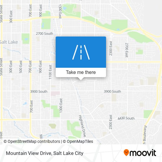 Mountain View Drive map