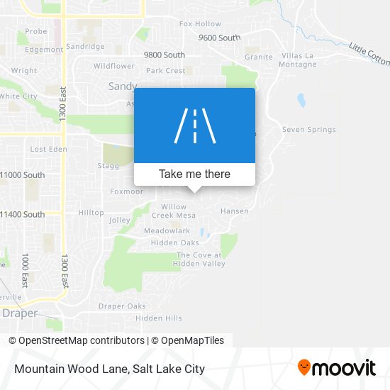 Mountain Wood Lane map
