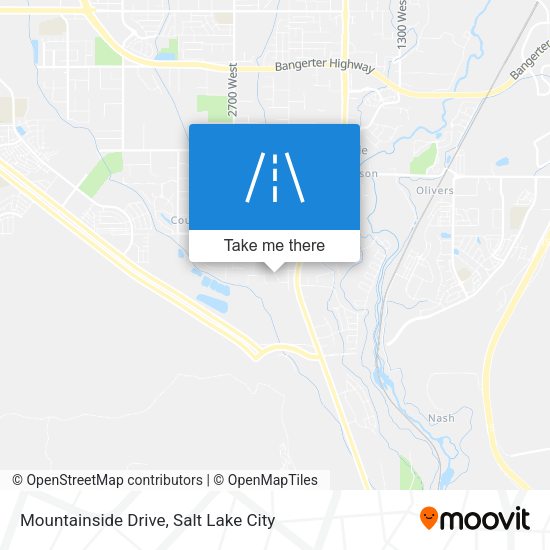 Mountainside Drive map