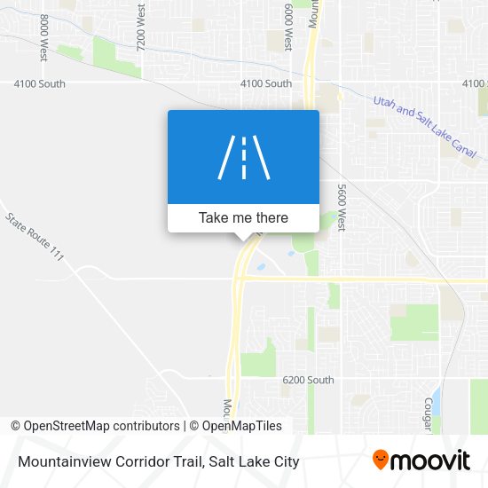 Mountainview Corridor Trail map