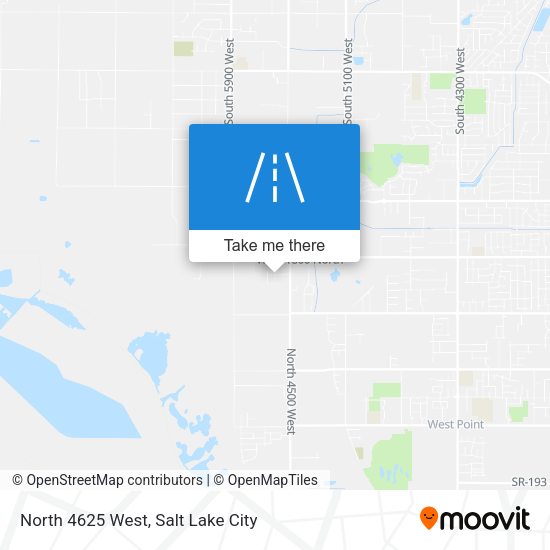 Mapa de North 4625 West