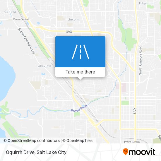 Mapa de Oquirrh Drive