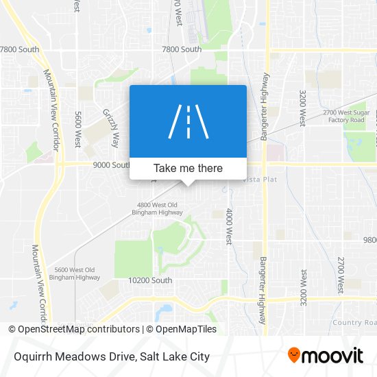 Oquirrh Meadows Drive map