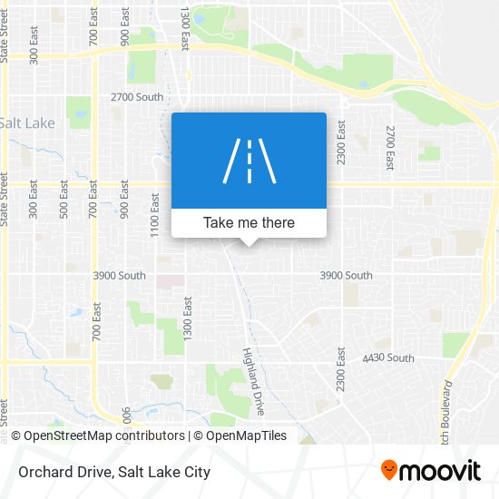 Orchard Drive map