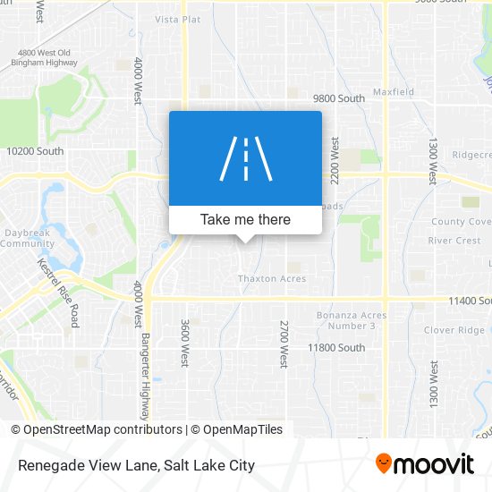 Renegade View Lane map