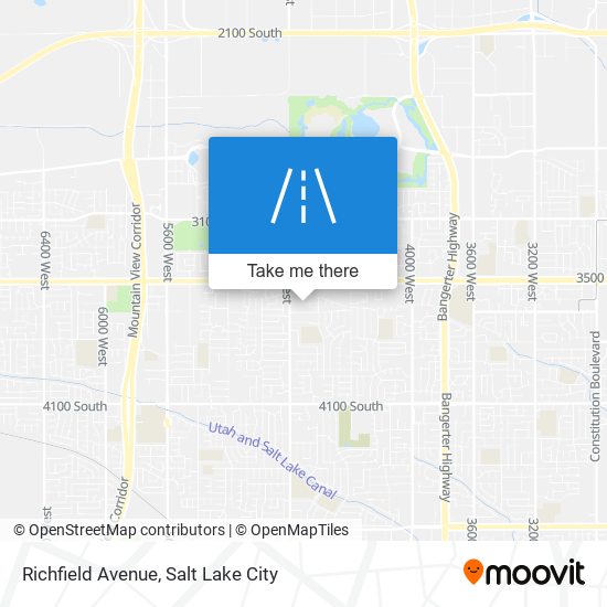 Richfield Avenue map