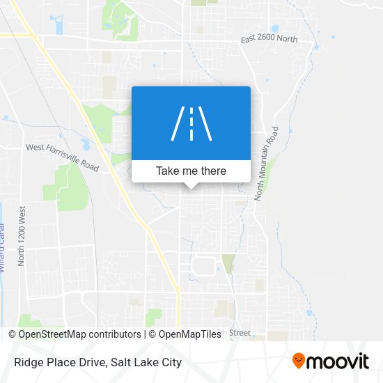 Ridge Place Drive map