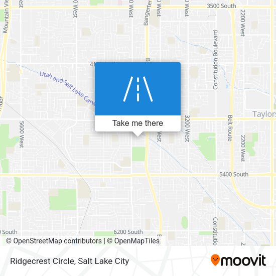 Ridgecrest Circle map