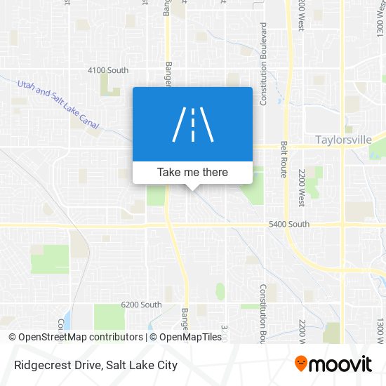 Ridgecrest Drive map