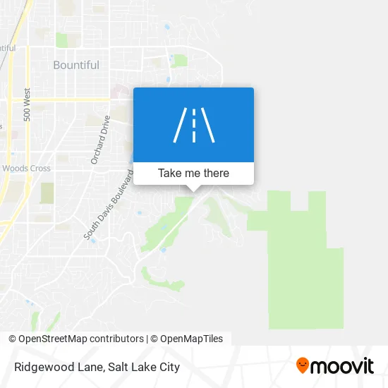 Ridgewood Lane map