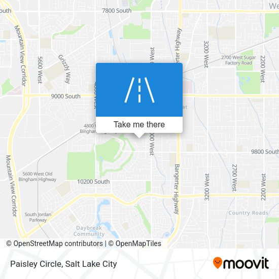 Mapa de Paisley Circle
