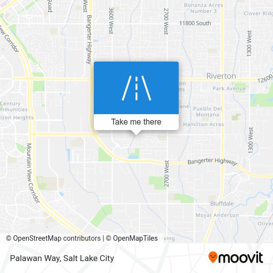 Palawan Way map