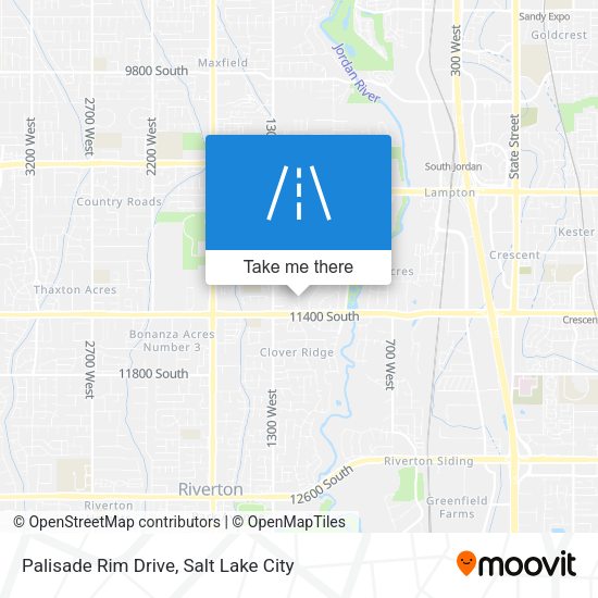 Mapa de Palisade Rim Drive