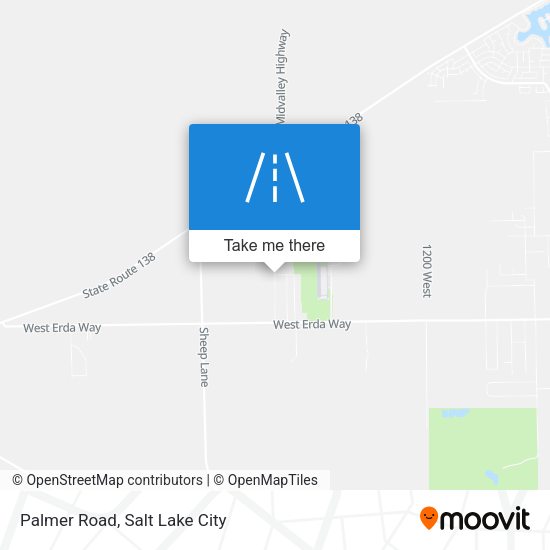 Palmer Road map