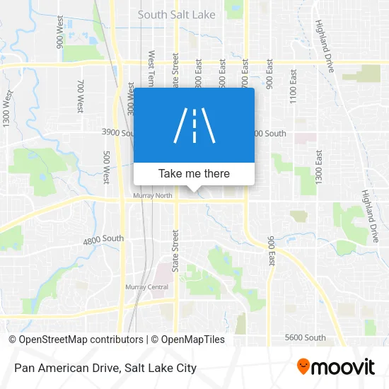 Pan American Drive map