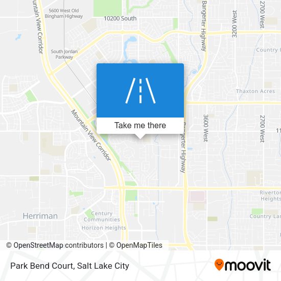 Park Bend Court map