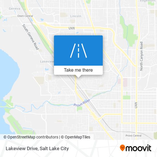 Lakeview Drive map