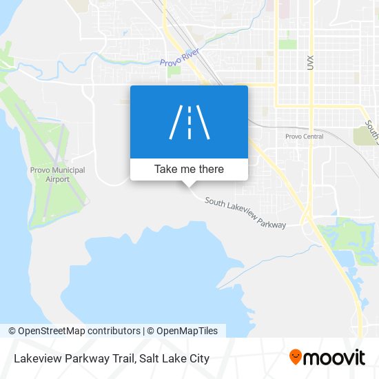 Lakeview Parkway Trail map