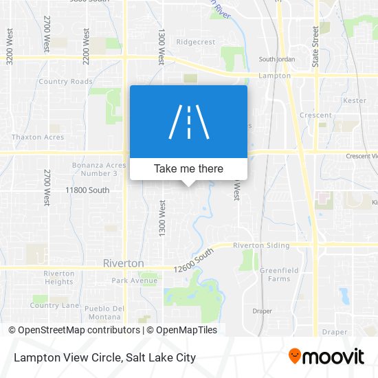 Lampton View Circle map