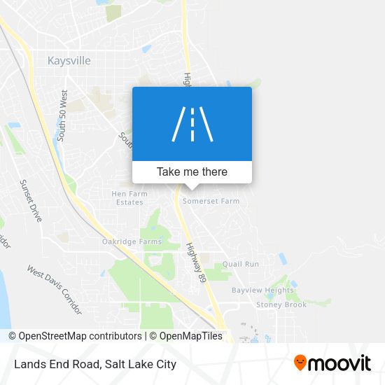 Lands End Road map