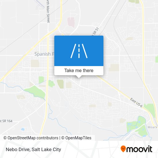 Nebo Drive map