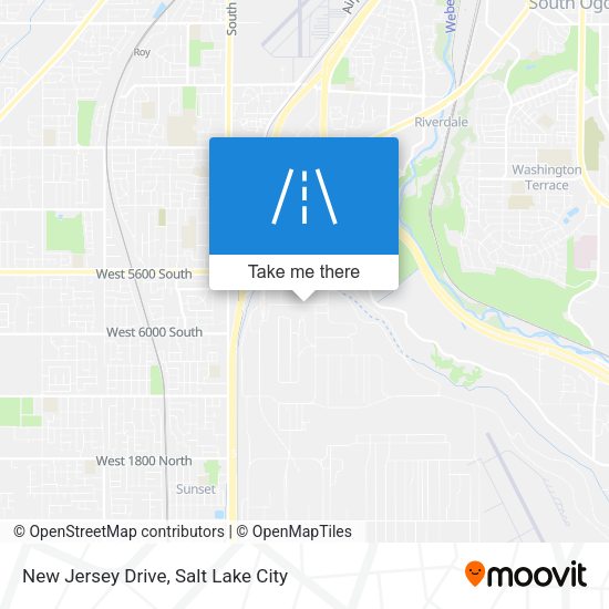Mapa de New Jersey Drive