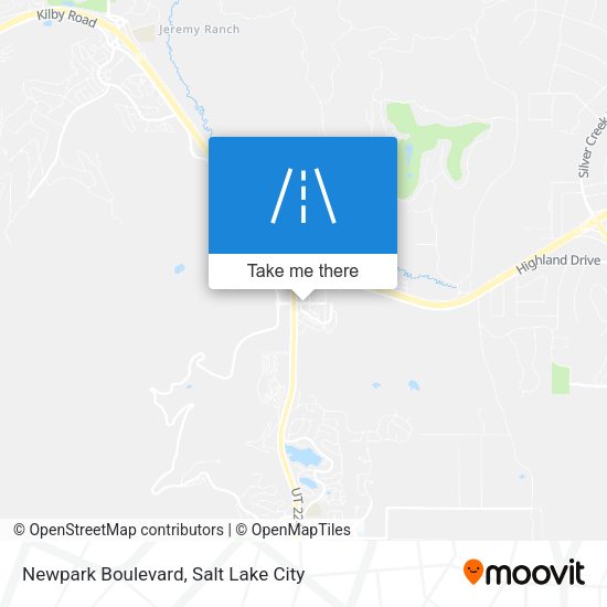 Newpark Boulevard map