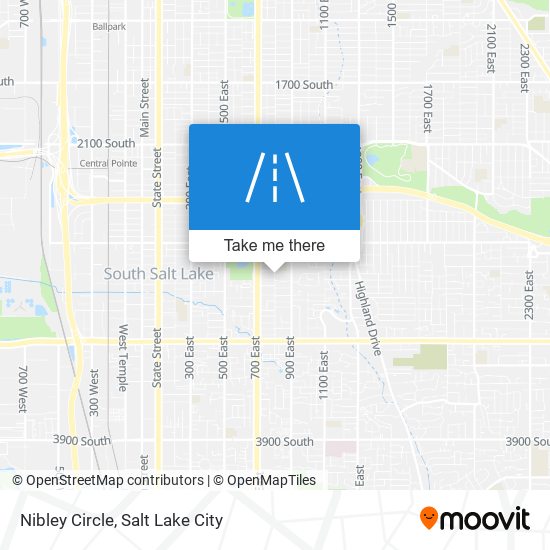 Nibley Circle map