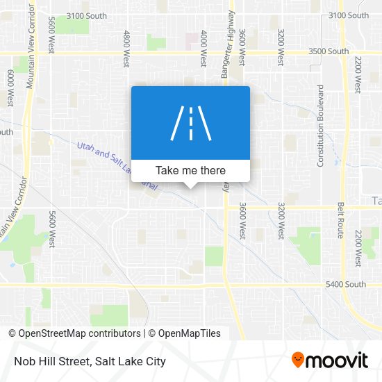 Nob Hill Street map