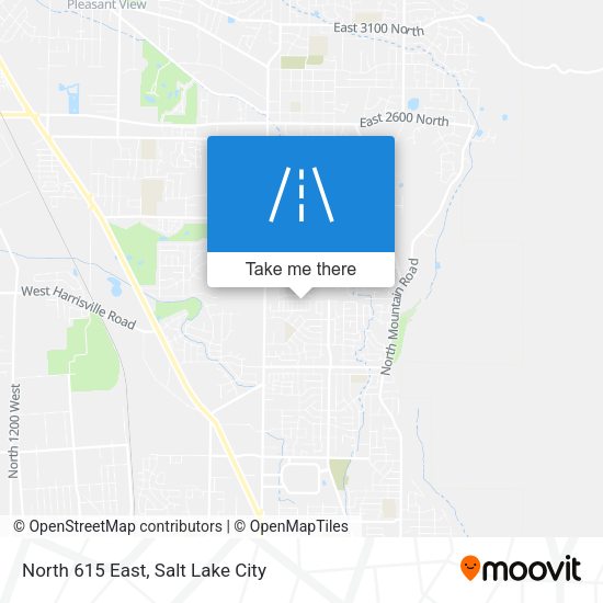 Mapa de North 615 East