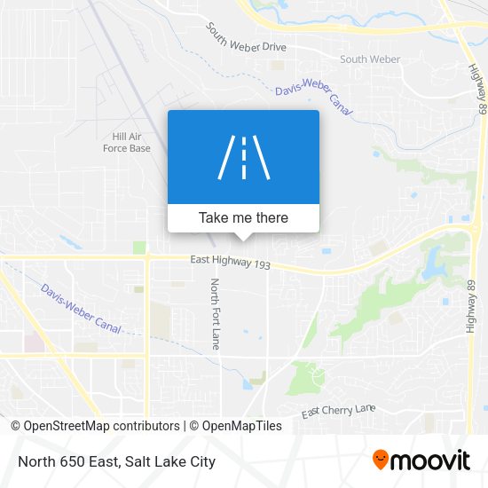 Mapa de North 650 East