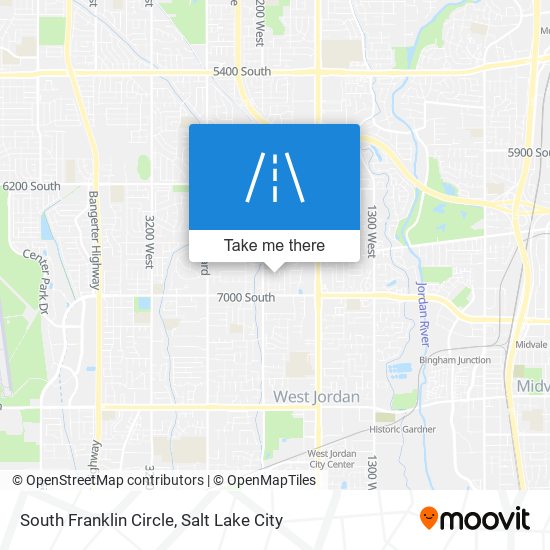 Mapa de South Franklin Circle