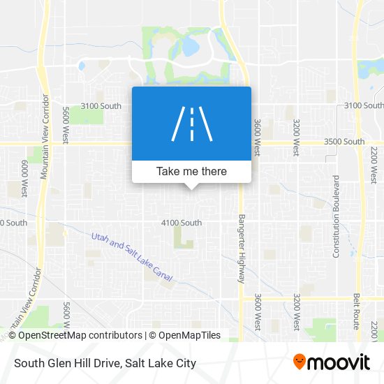 Mapa de South Glen Hill Drive