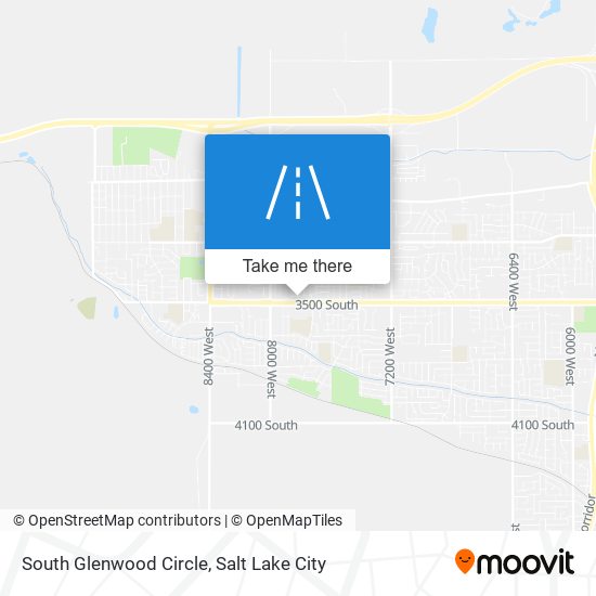 Mapa de South Glenwood Circle