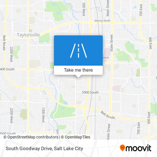 South Goodway Drive map