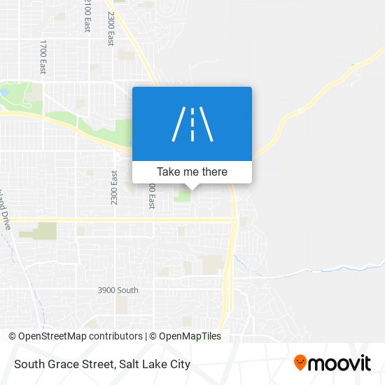 South Grace Street map