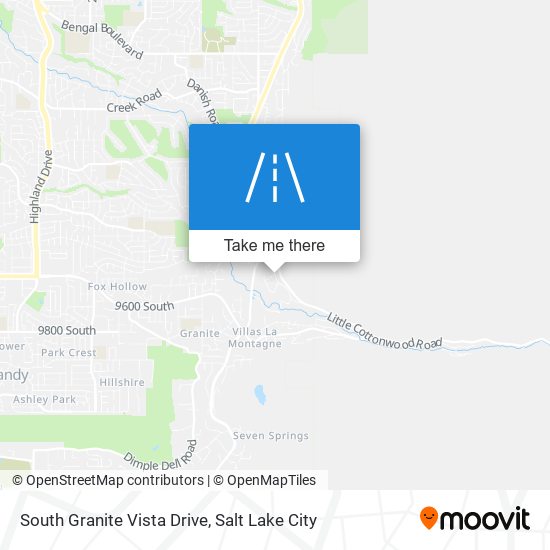 Mapa de South Granite Vista Drive