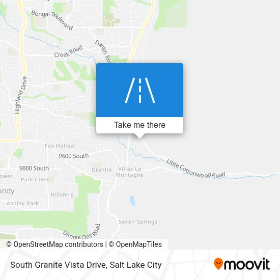 South Granite Vista Drive map