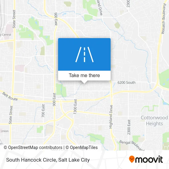 South Hancock Circle map