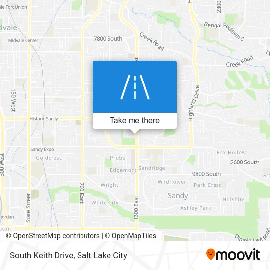 South Keith Drive map